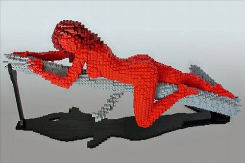 Şaşırtıcı lego sanatı