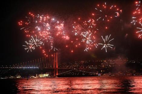 Boğaz'da muhteşem kutlama