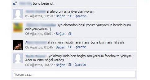 Yurdum insanından facebook manzaraları