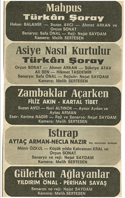 Yeşilçam arşivinden çıkan hazine