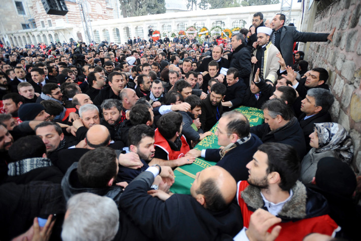 Erbakan'ın cenaze töreni