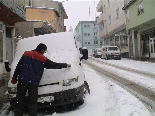 Türkiye'den kar manzaraları