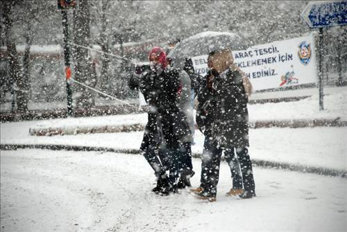 Türkiye'den kar manzaraları