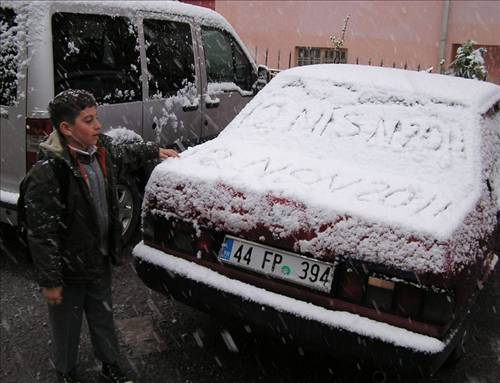 Türkiye'den kar manzaraları