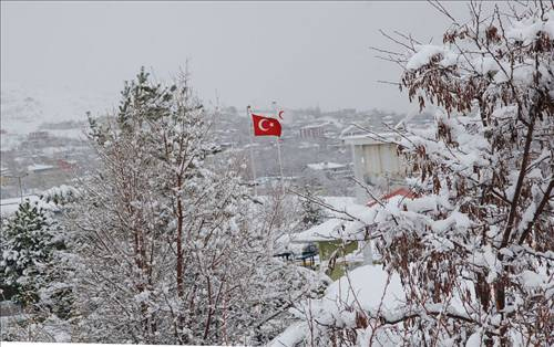 Türkiye'den kar manzaraları