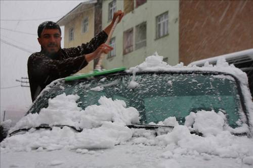 Türkiye'den kar manzaraları