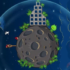 Angry Birds Space (Öfkeli Kuşlar Uzay) oyunu