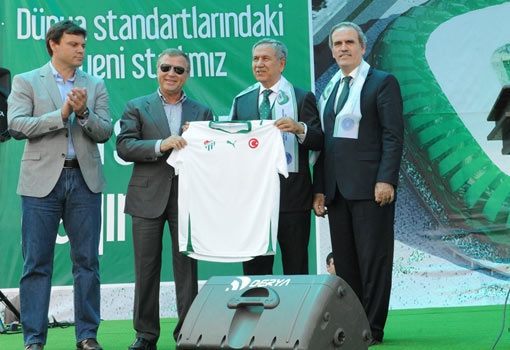 Timsah Arena'nın temeli atıldı