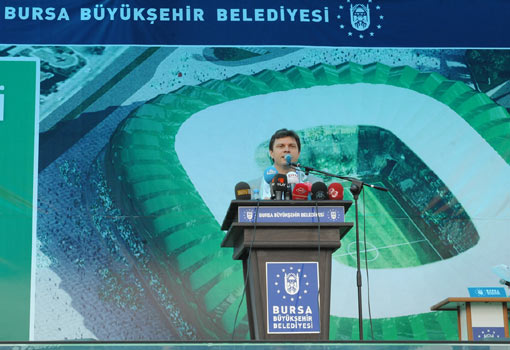 Timsah Arena'nın temeli atıldı