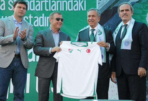 Timsah Arena'nın temeli atıldı