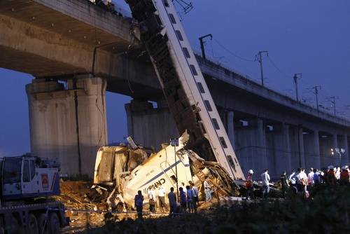 Çin'de tren kazası