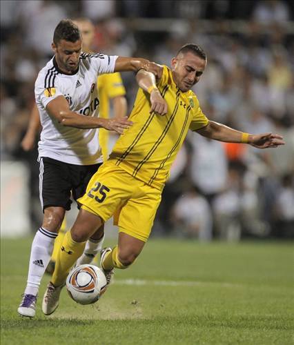 Beşiktaş-Tel Aviv maçından kareler