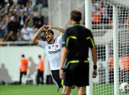 Beşiktaş-Tel Aviv maçından kareler