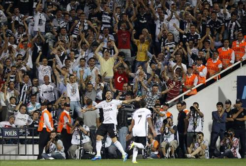 Beşiktaş-Tel Aviv maçından kareler