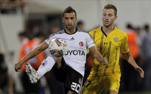 Beşiktaş-Tel Aviv maçından kareler