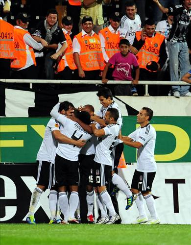 Beşiktaş-Tel Aviv maçından kareler