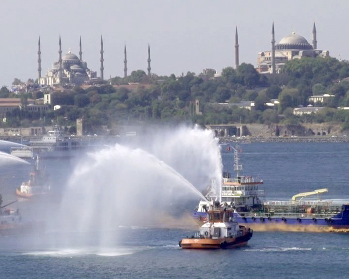 İstanbul Boğazı'nda tatbikat