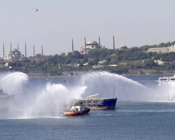 İstanbul Boğazı'nda tatbikat