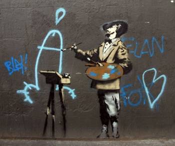 Sokağın gizemli sanatçısı Banksy