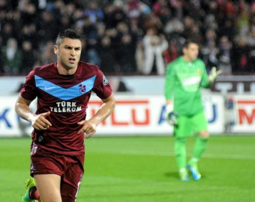 Trabzonspor-Kayserispor maçından kareler