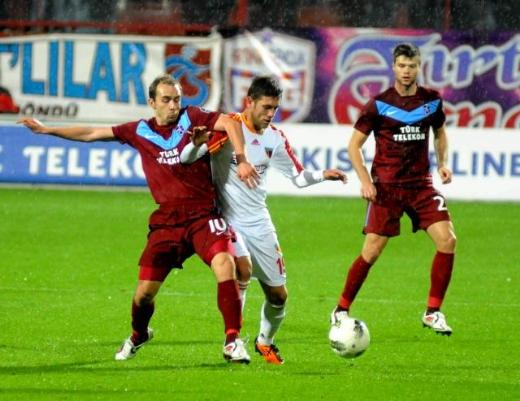 Trabzonspor-Kayserispor maçından kareler