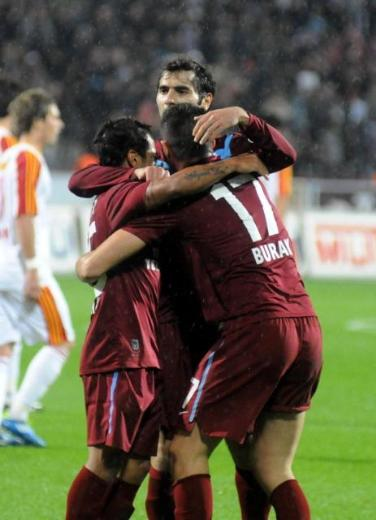 Trabzonspor-Kayserispor maçından kareler