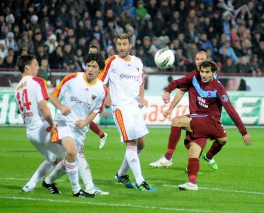 Trabzonspor-Kayserispor maçından kareler