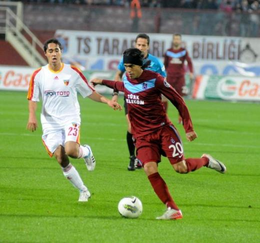 Trabzonspor-Kayserispor maçından kareler