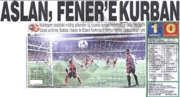 25 Yılın Unutulmaz Galatasaray-Fenerbahçe Derbileri 