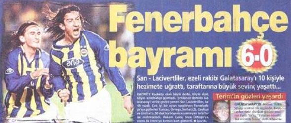 25 Yılın Unutulmaz Galatasaray-Fenerbahçe Derbileri 