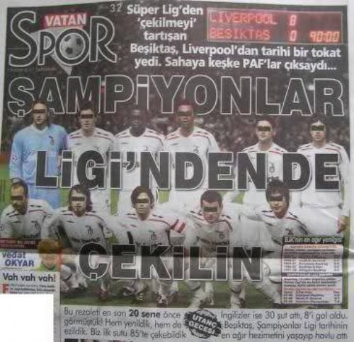 Geçmişte atılan spor manşetleri