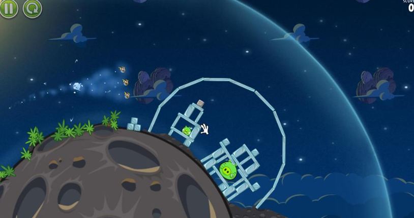 Angry Birds Space (Öfkeli Kuşlar Uzay) oyunu