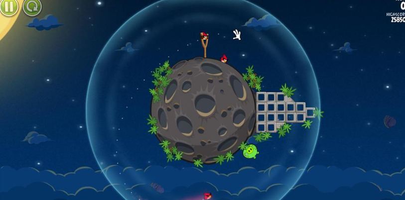 Angry Birds Space (Öfkeli Kuşlar Uzay) oyunu