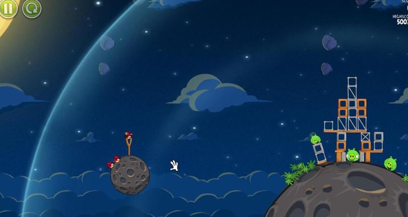 Angry Birds Space (Öfkeli Kuşlar Uzay) oyunu