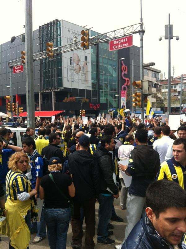 Fenerbahçe-Trabzon maçı öncesi miting