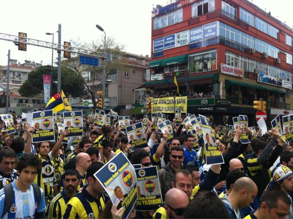 Fenerbahçe-Trabzon maçı öncesi miting