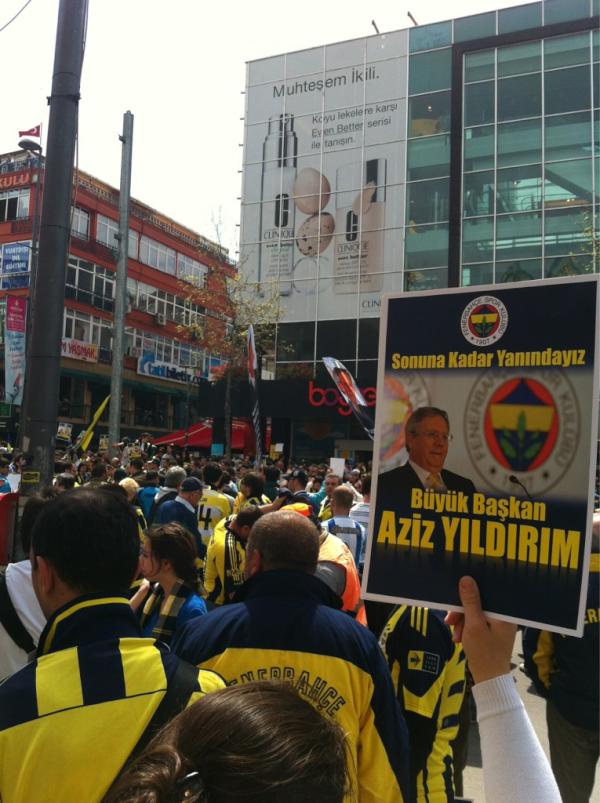 Fenerbahçe-Trabzon maçı öncesi miting