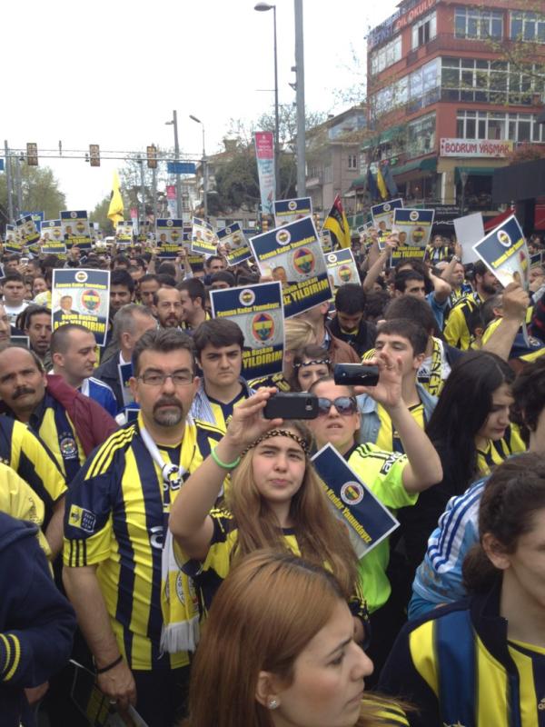 Fenerbahçe-Trabzon maçı öncesi miting