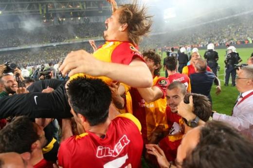 Galatasaray'ın şampiyonluk sevinci