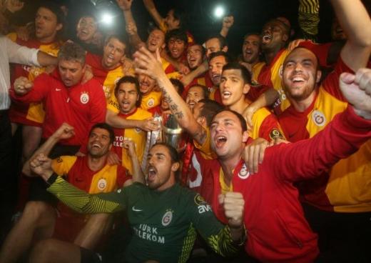 Galatasaray'ın şampiyonluk sevinci