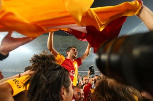 Galatasaray'ın şampiyonluk sevinci