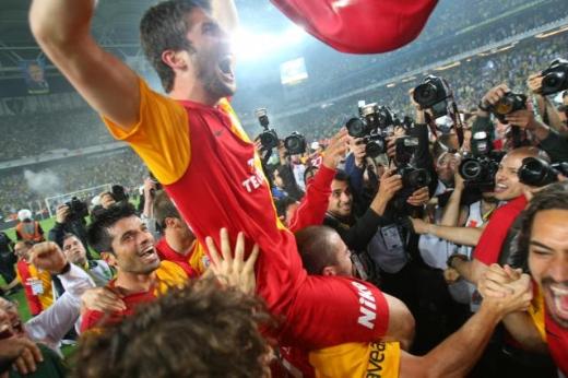 Galatasaray'ın şampiyonluk sevinci