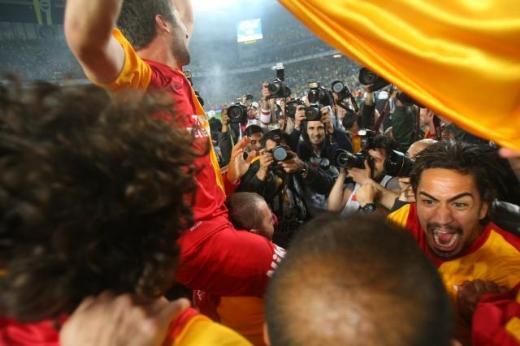 Galatasaray'ın şampiyonluk sevinci