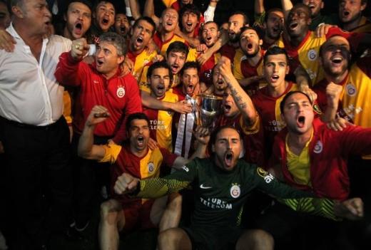 Galatasaray'ın şampiyonluk sevinci