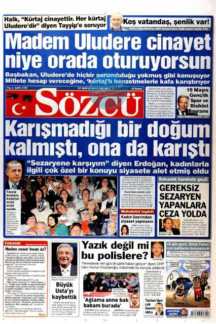 Sözcü Gazetesi Genel Yayın Yönetmeni