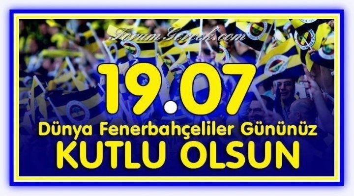 Fenerbahçe'nin doğum günü