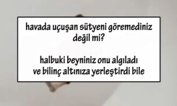 Subliminal mesajlar ve bilinçaltı telkin