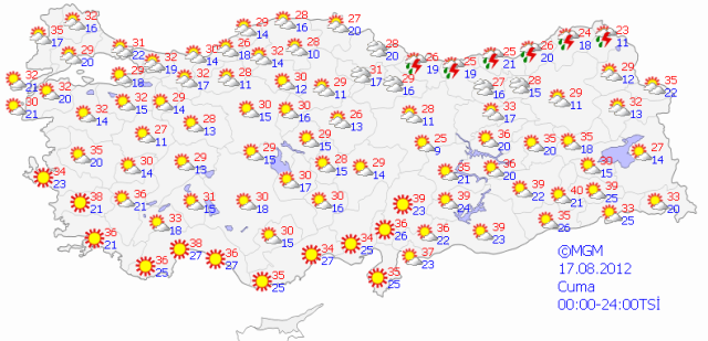 Bayramda hava durumu