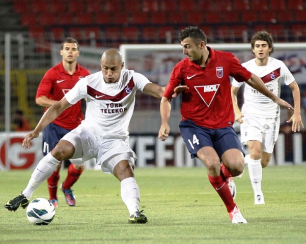 Trabzonspor- Videoton karşılaşması