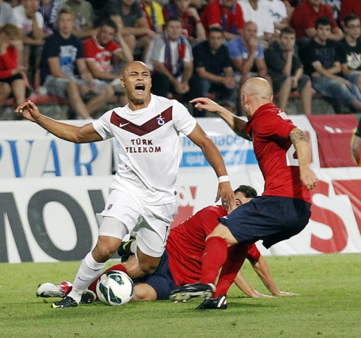 Trabzonspor- Videoton karşılaşması